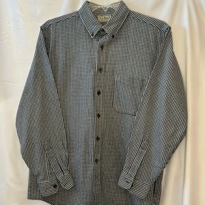 LLBean Men’s long sleeve buttondown flannel